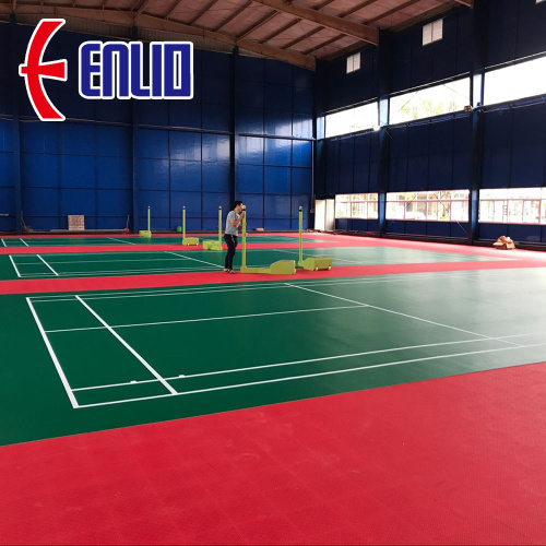 Pavimento desportivo em PVC para pavimento de badminton