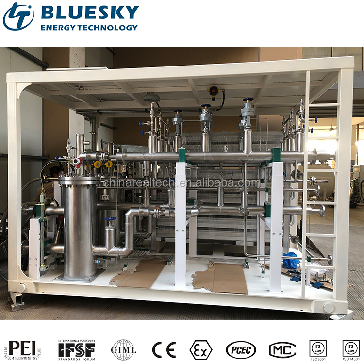 LNG pump skid for offloading and filling purpose lng filling skid lng skid