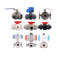3 Way Valve Series: Manufacturer Offering Stainless Steel, Plastic, Manual, Electric, and Pneumatic Actuators