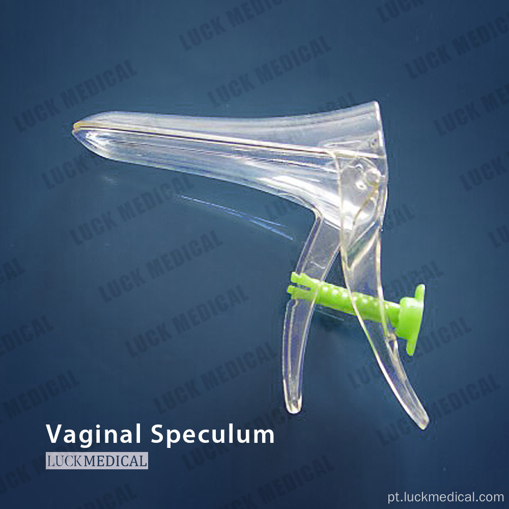 Expanda médica de especula vaginal descartável