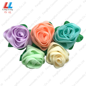 Rose Flower bulk loofah Sponge body exfoliating sponge