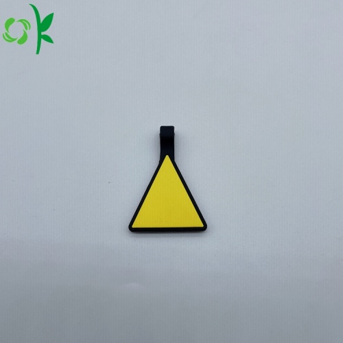 Spot Triangle Pet silicone Etichetta