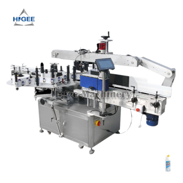 Automatic Bottle Labeling Machine for Flat or Round Bottles with One or Two-Side Sticker Adhesive Labeling