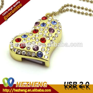 2015 Neweat Jewelry Heart 512MB USB Flash Memory Stick