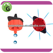 China drip irrigation dripper install on PE pipe