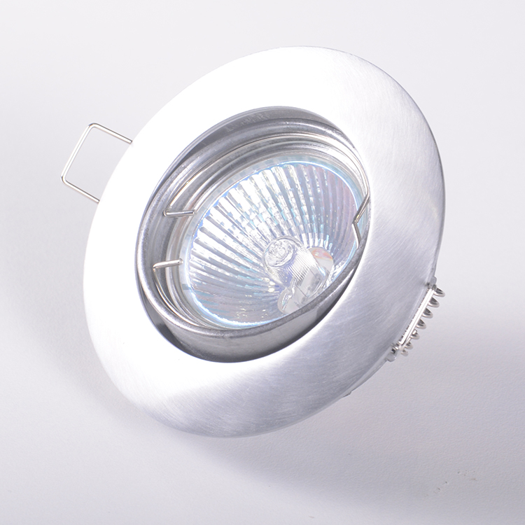 12V 230V mr16 gu10 aluminum round spotlight recessed led downlight housing fixture