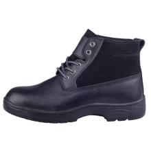 Embossed Leather/PU Outsole Safety Boots