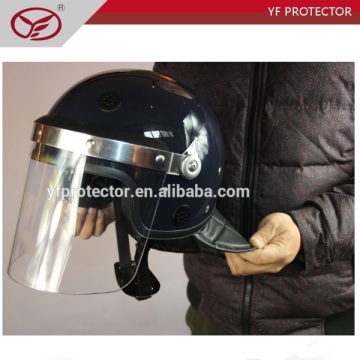ABS anti riot helmet/safety helmet/3mm thickness visor with helmet