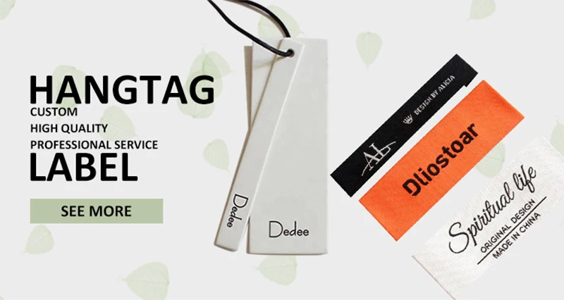 Factory Custom Design Paper Hangtag Garments Tag with Logo