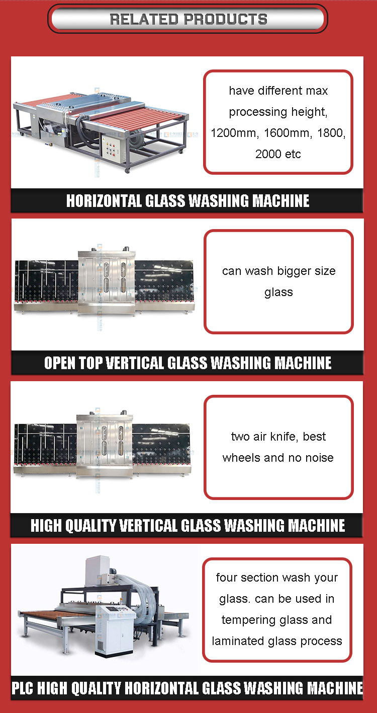 Normal Quality Horizontal SGlass Washing Machine