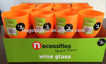 Picnic wine glass Wine cup Wine goblet (Orange 151C) #TG1008EG