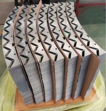 Segmented stator laminations for large motors