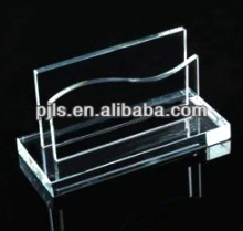 office gift crystal name card holder, card holder card stand