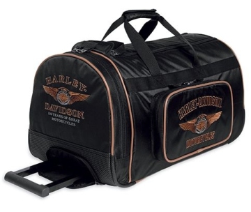 Harley110th Anniversary Wheeled Duffle Bag. 97600-13vm