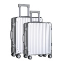 hard shell aluminum suitcase luggage with various colours