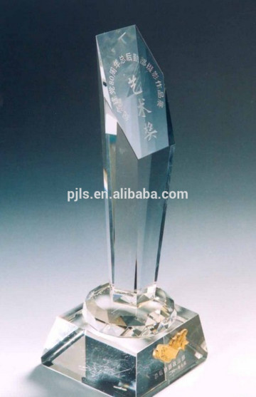 china tree shaped crystal award trophy
