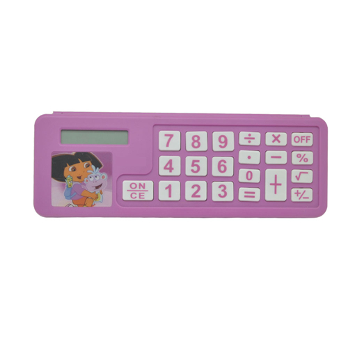 pencil case with calculator