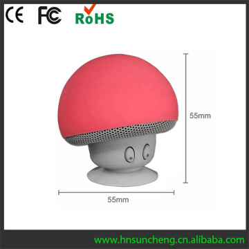 portable cute mini mushroom bluetooth speaker