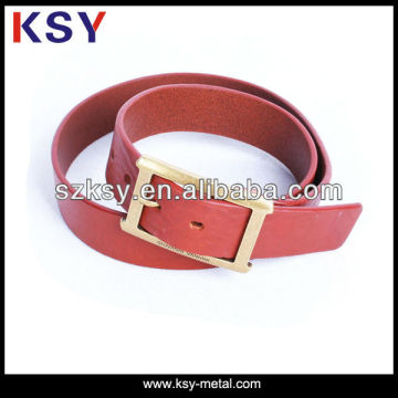 Leather Belt Removable Buckle