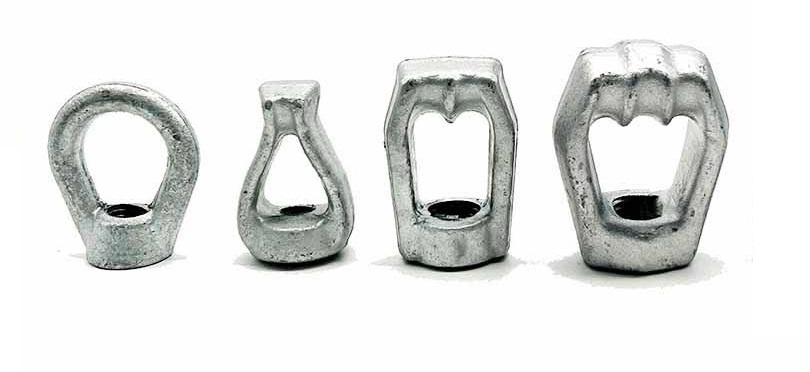 1"-es ikerszemű, pólusú zsákutca hardver