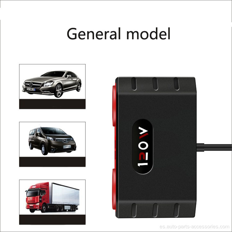 Cargador de automóviles USB Tipo C Multifunción Multifunción CAR