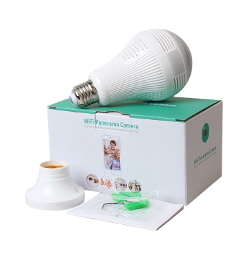 Night Vision Wifi Wireless Light Bulb Camera