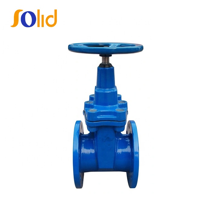 DIN3352 F4 Pn16 Resilient Seated Cast Iron Water Flange Type Gate Valve with factory price