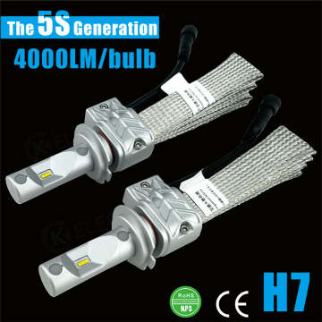 h4 high power led headlight kit bulb h7 with philips luxeon mz