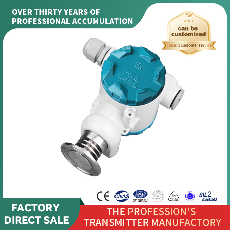 Transmițător de presiune la temperatură înaltă cu clemă (film plat)