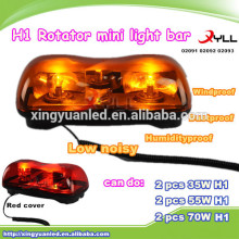 70w ,110w,140w Rotating light bar, mini amber light bar, H1 led emergency light bar for all automobiles