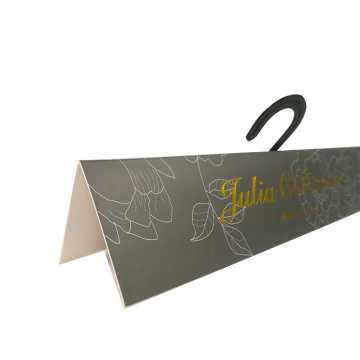 New Designed Free Sample Paper Hanger for Fabric Material