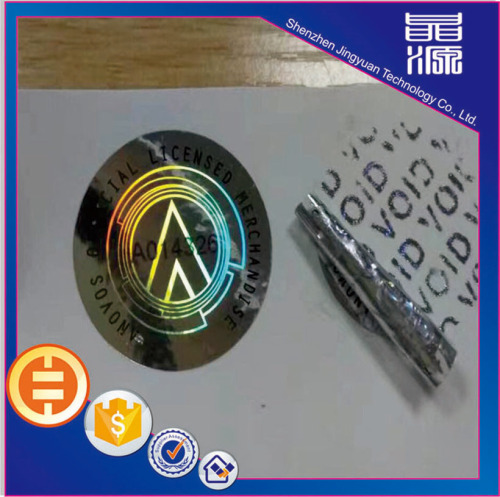 Label Sticker Hologram PET VOID 3D