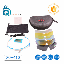 OEM fashion outdoor cycling sport sunglasses set with interchangeable lenses