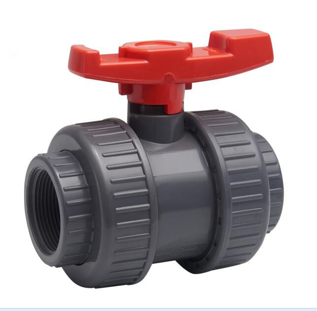 UPVC  true union ball valve,UPVC double union ball valve 50mm