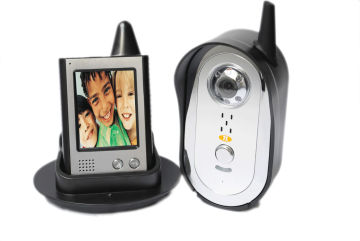 Full-duplex 2.4ghz Wireless Video Doorphone With Monitors For Residential