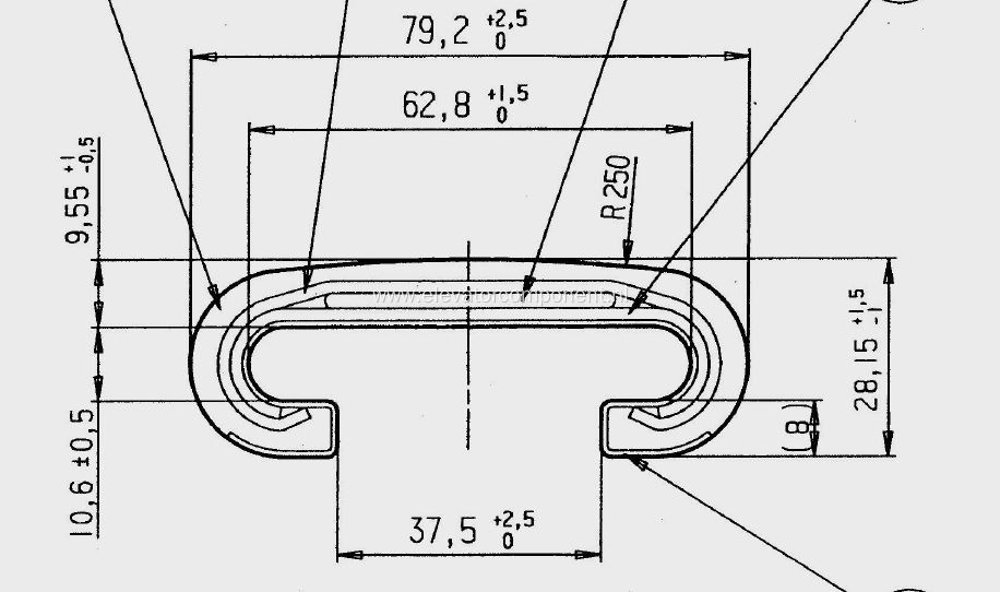 Moving Rubber Handrail for KONE Escalators KM50014773H01