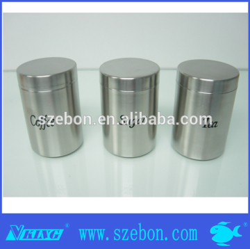 promotional stainless steel tea canister