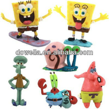 New Plastic Sponge bob toys,PVC sponge bob figures