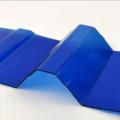 3mm Blue UV Coating PC Corrugated Sheet