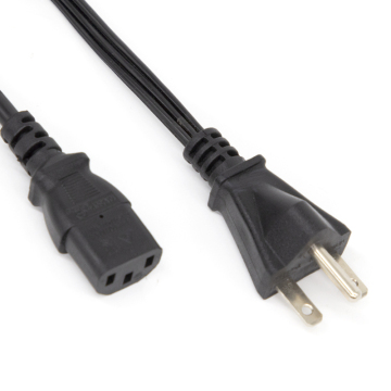 14 AWG 15 Amp 125V NEMA 6-15P to IEC C13 10FT Power Cord for Monitors, Computers, Printers