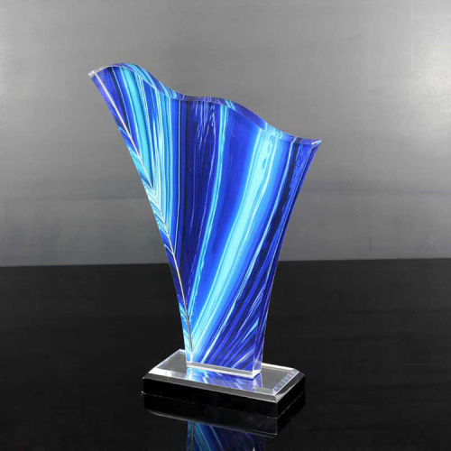 Acrylic martial arts motivational trophies and awards