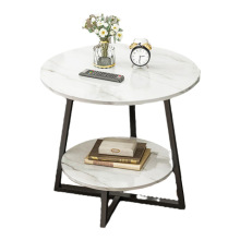 Marble Side Table - Sofa Table for Living Room and Hotel Bedroom