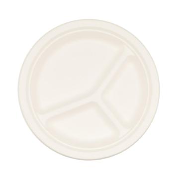 disposable tableware Party use9inch Three Compartments Plate