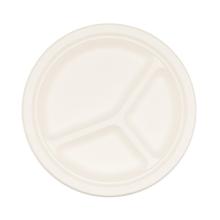 disposable tableware Party use9inch Three Compartments Plate