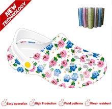 Appealing vacuum 3D sublimation heat transferred film for women shoe