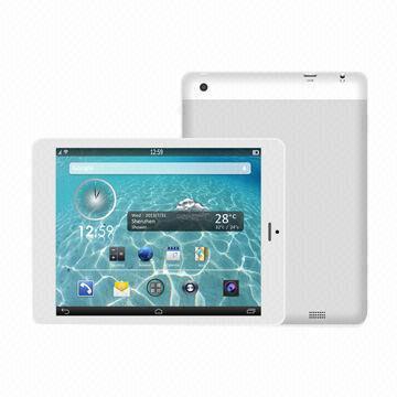 7.85-inch 3G Android Tablets, MTK8389 Quad-core, w/ Phone Call, GPS, WiFi, Dual-camera/HD IPS Screen