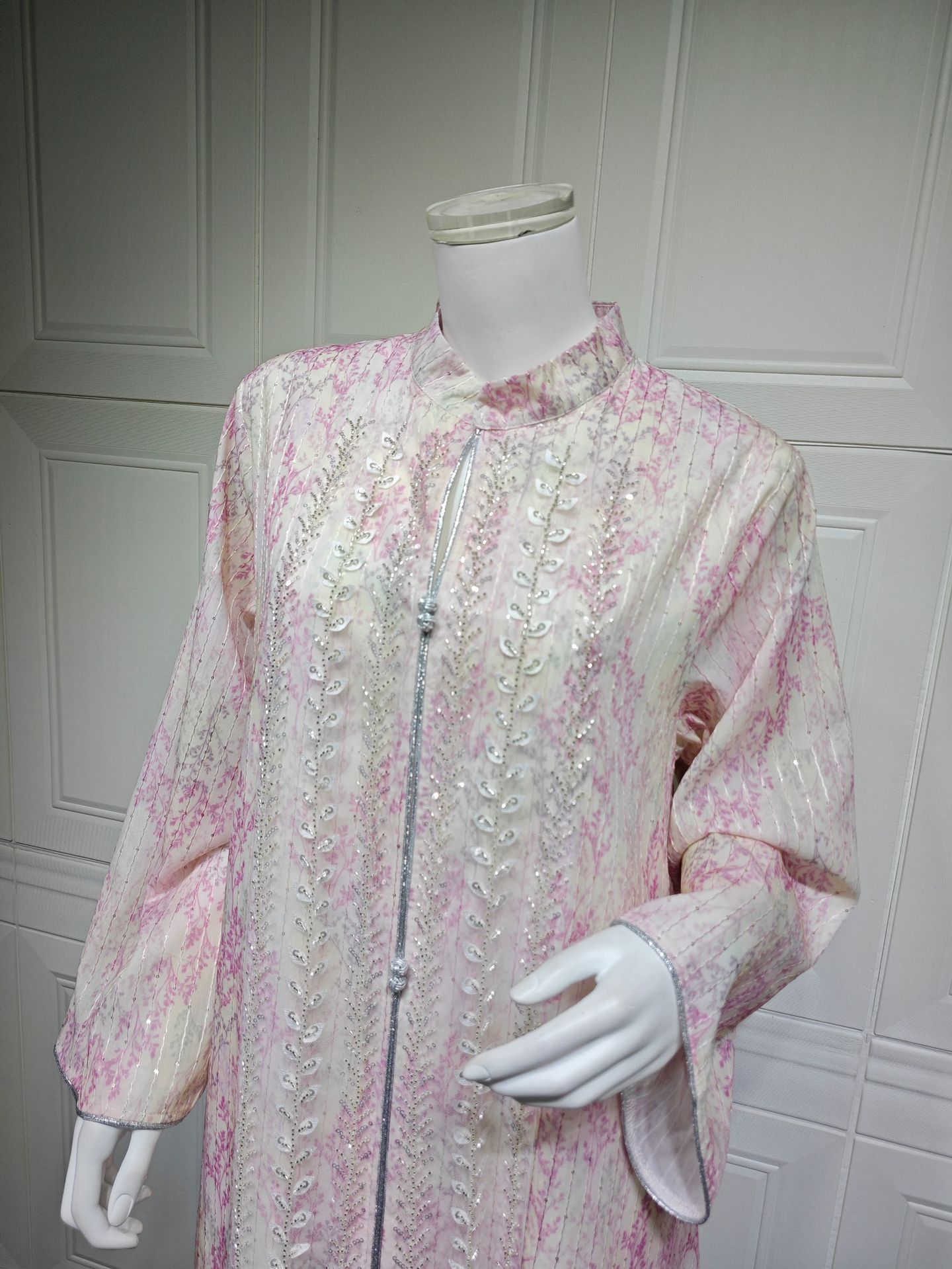 لباس مهمانی مد Abaya Jalabiya برای زنان مسلمان AB559 (4) Fashion Party Dress Abaya Jalabiya for Muslim Women AB559 (4)