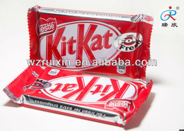 chocolate bar packaging, Snack packaging