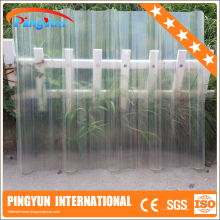 translucent plastic corrugated roof panels with FRP material