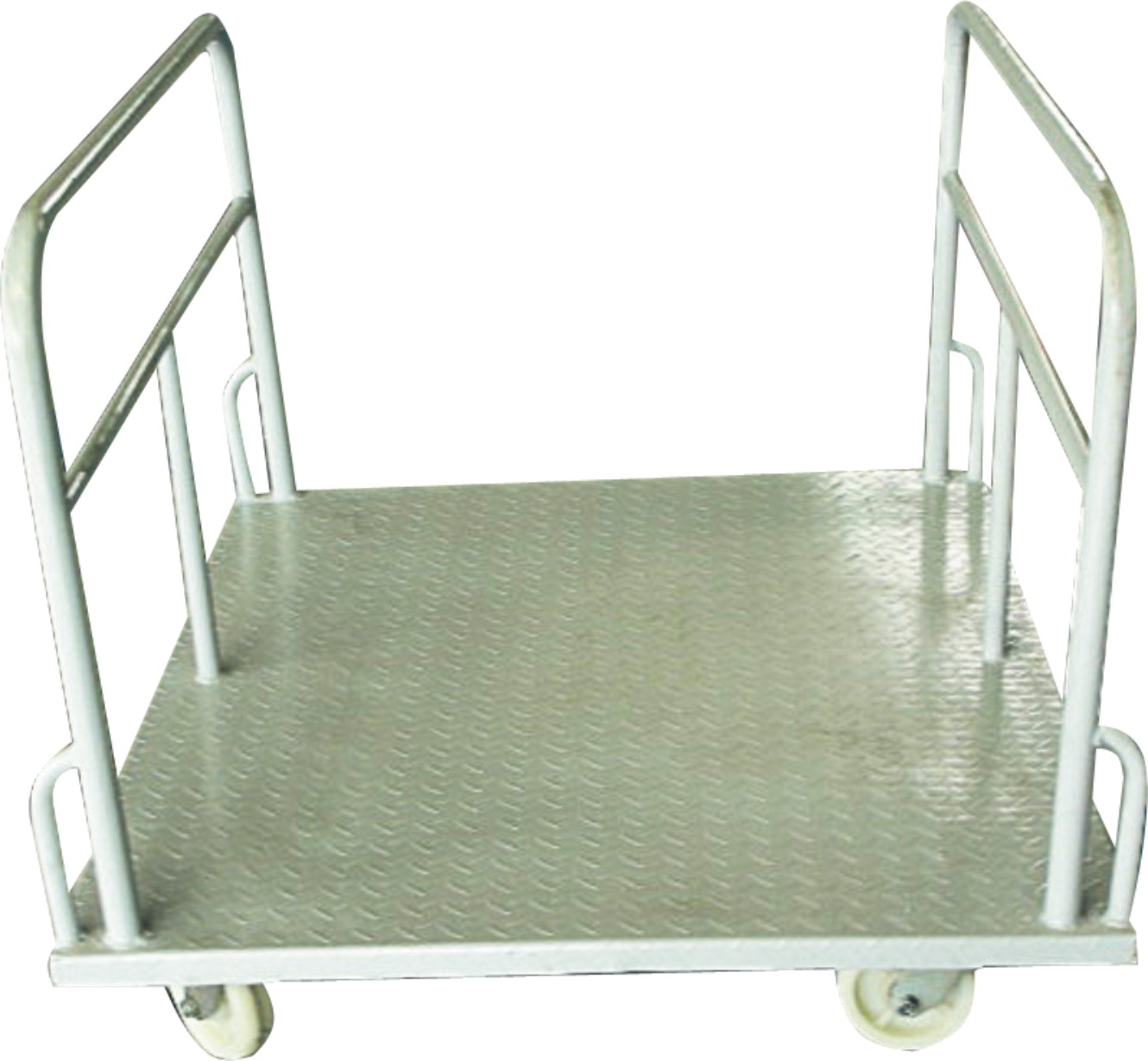 Easy-moving material handling trolley cart for garment factory